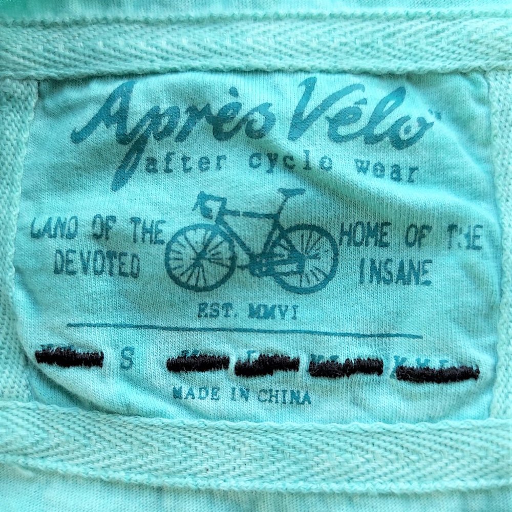 APRES VELO "Love Handles" fun t-shirt, WMN's sz S - Picture 7 of 12